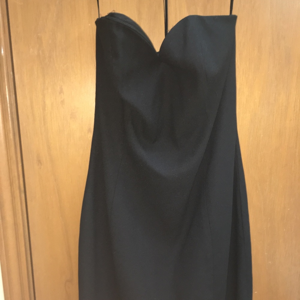 Sexy little black dress, strapless